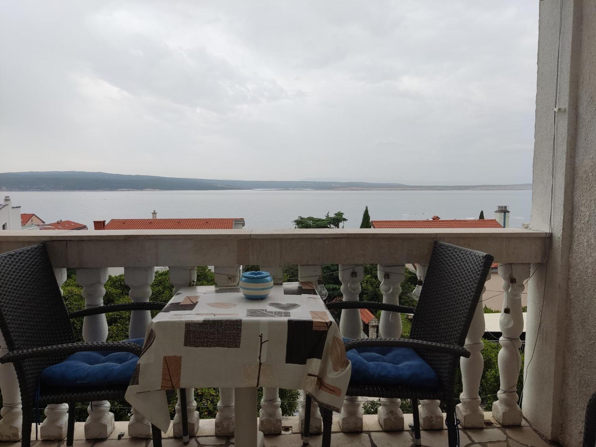 Panorama View Close Sandy Beach 100M To Talasoterapija, Crikvenica Kültér fotó