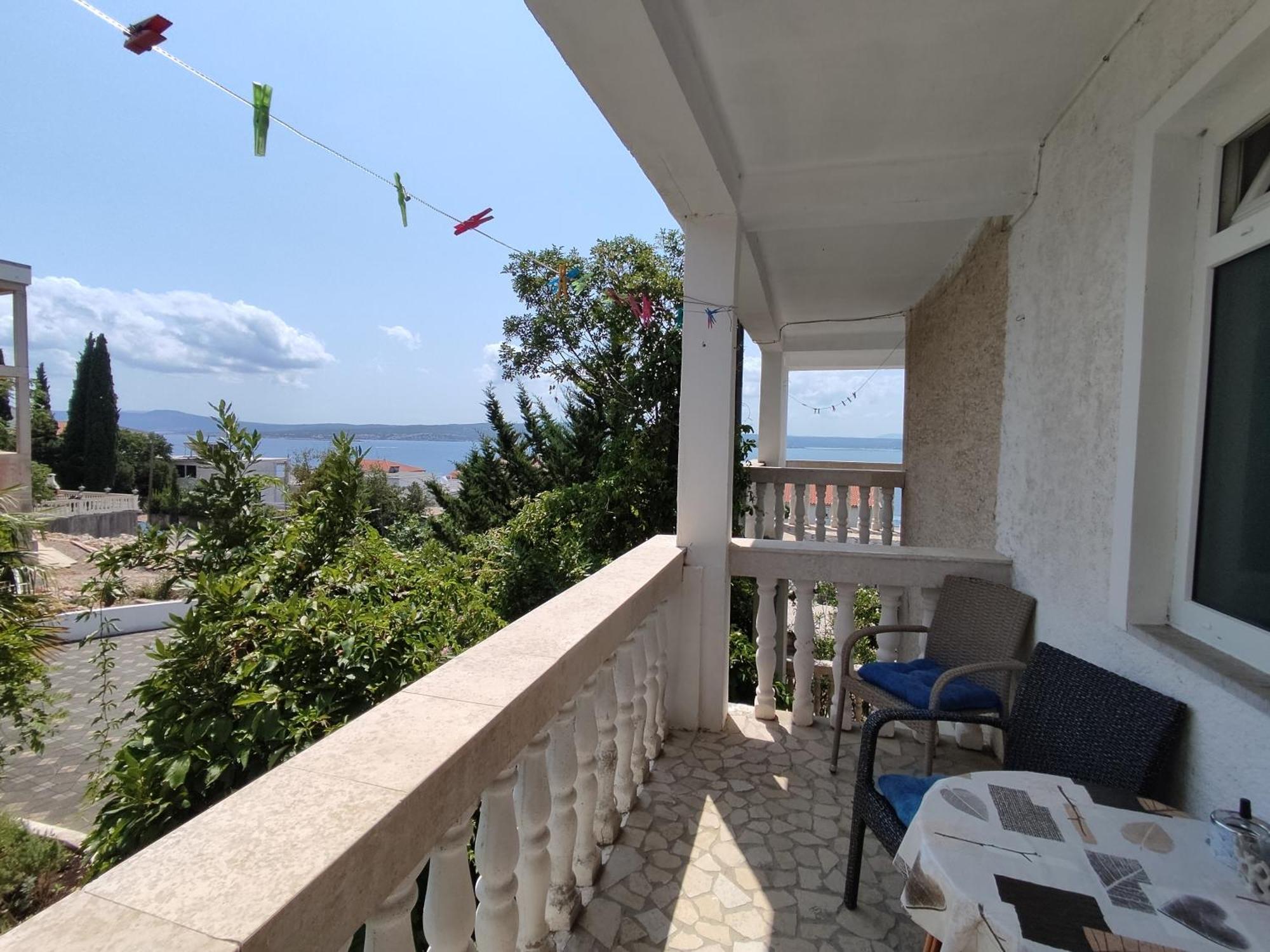 Panorama View Close Sandy Beach 100M To Talasoterapija, Crikvenica Kültér fotó